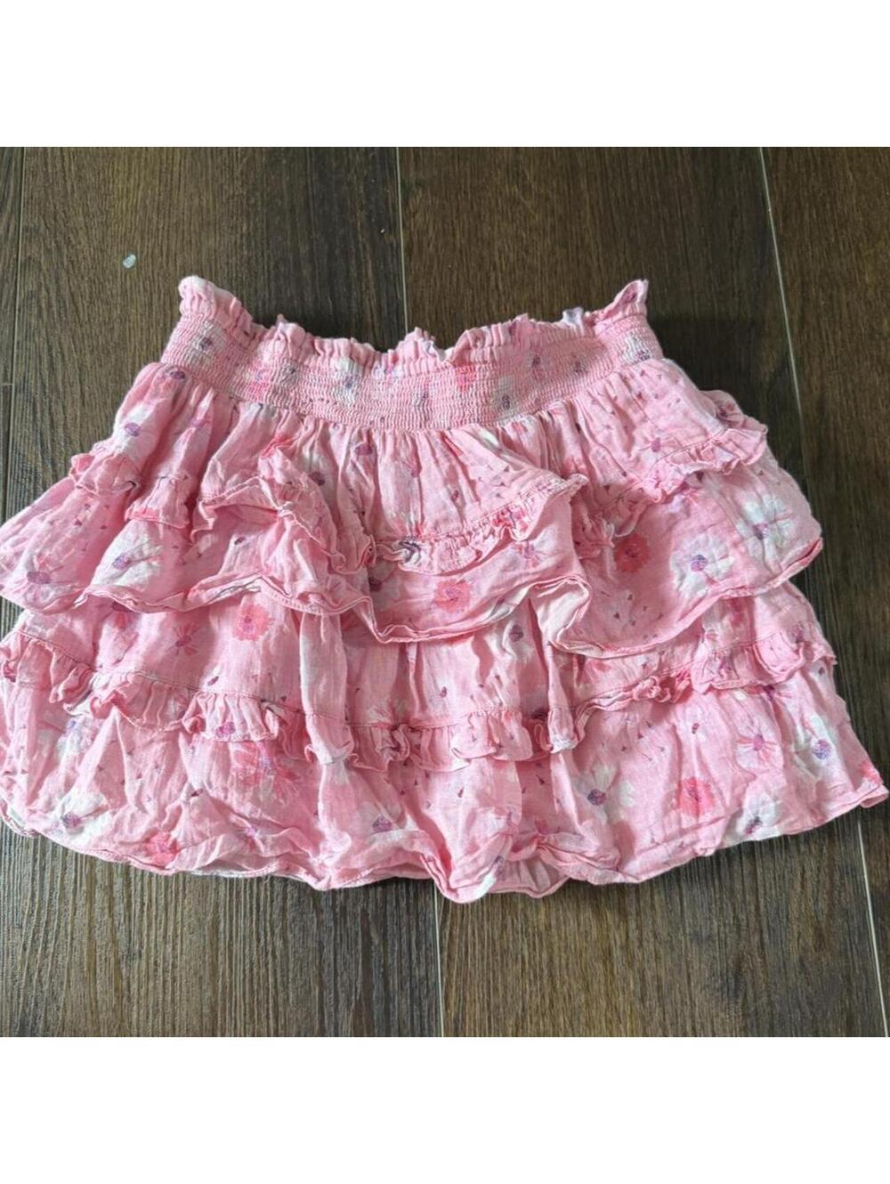 LoveShackFancy Kid's Pink Skirt